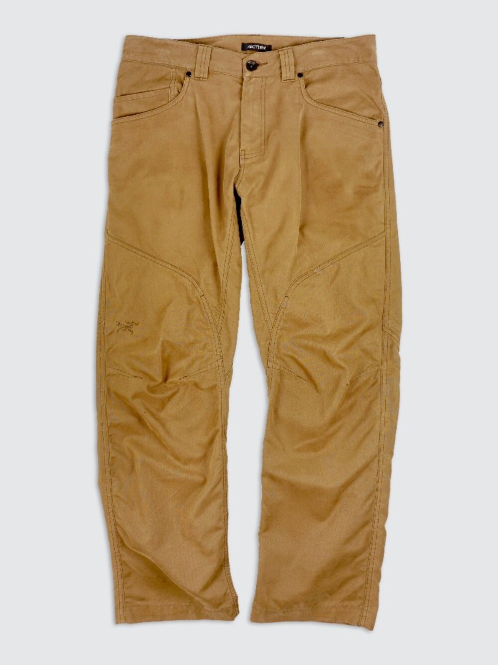 Arc'teryx Brown Canvas Articulated Knee Pants Men's 32x32